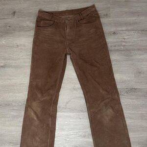 J Galt Brandy Melville Corduroy Pants S Brown Straight Y2K Indie Sleaze academia